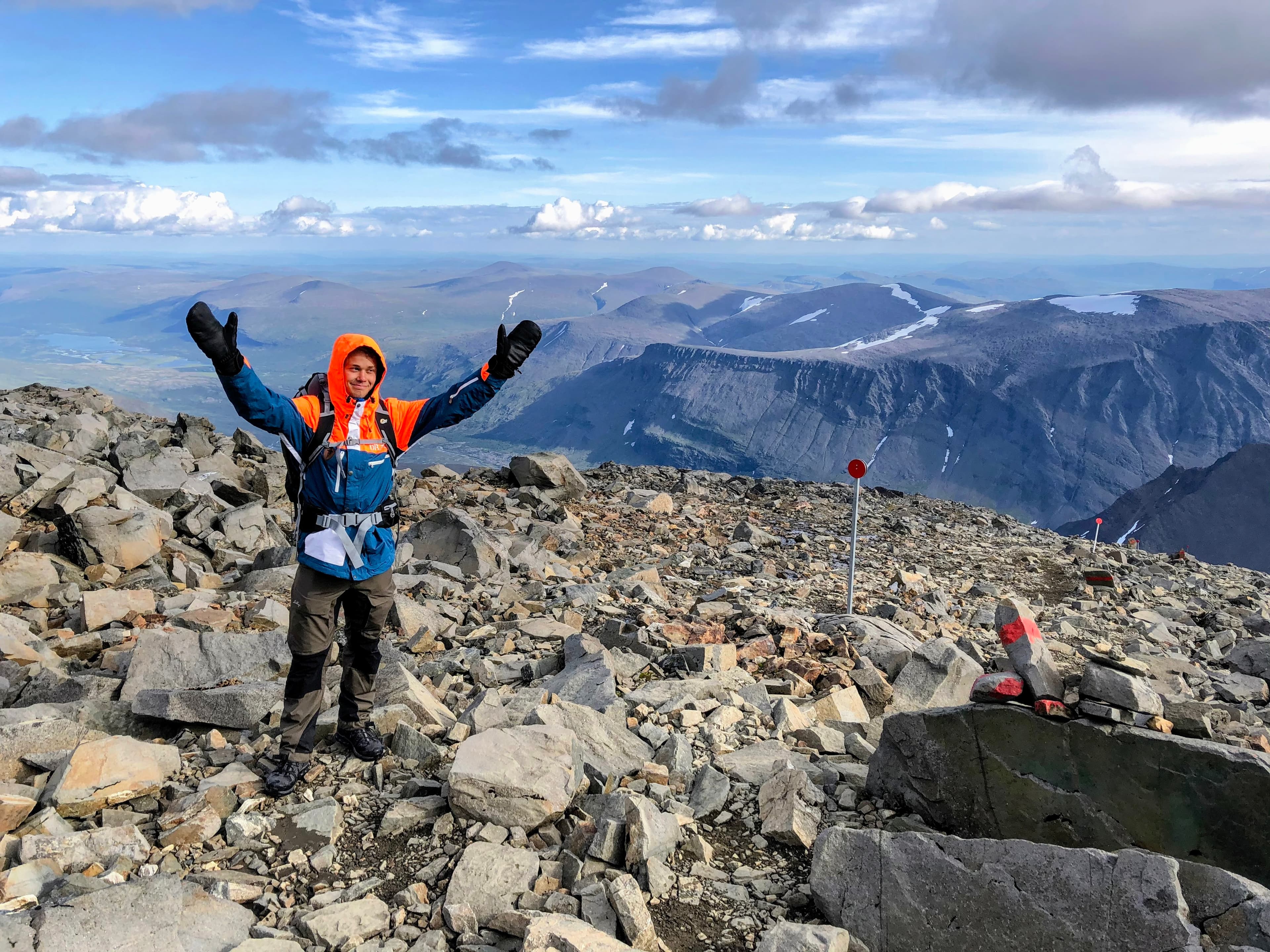 Rickard Winterhäll på Kebnekaise
